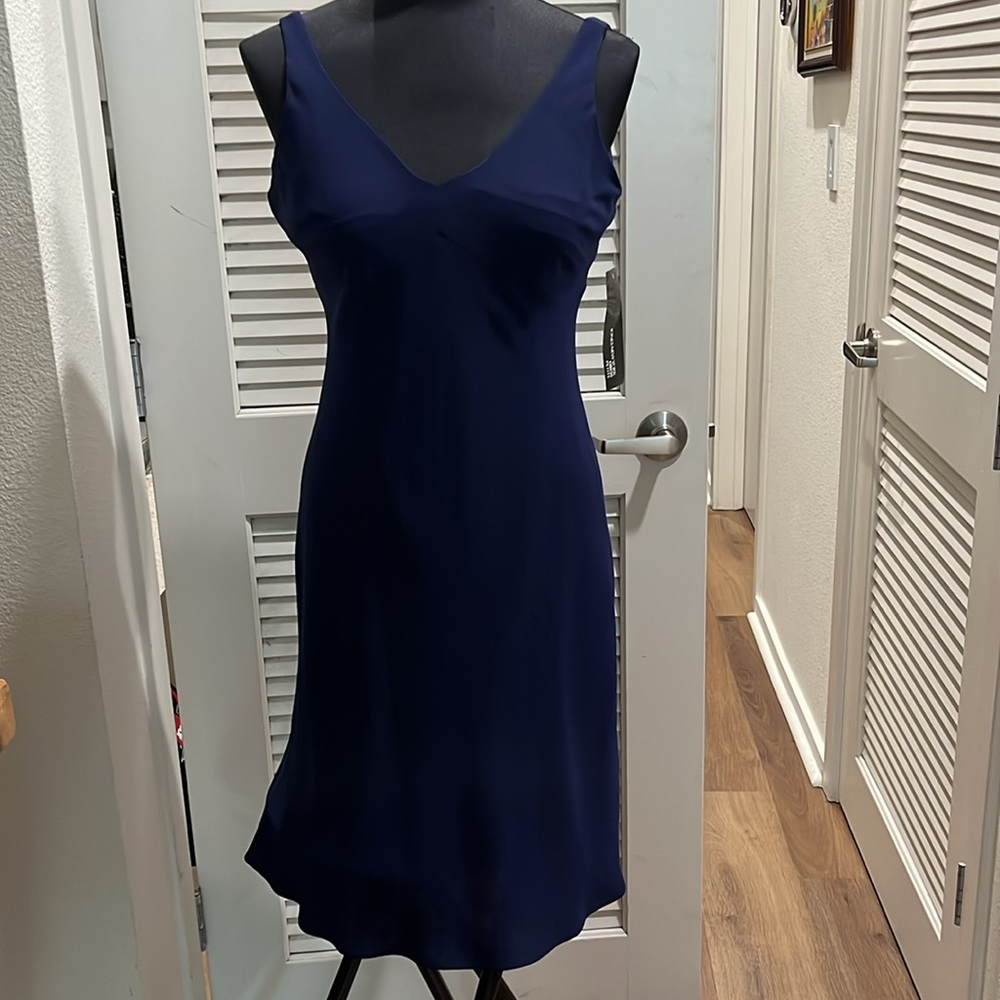NWT Jones New York sz 6P V-neck lined cocktail or semi-formal dress